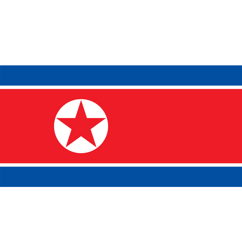 north korea flag